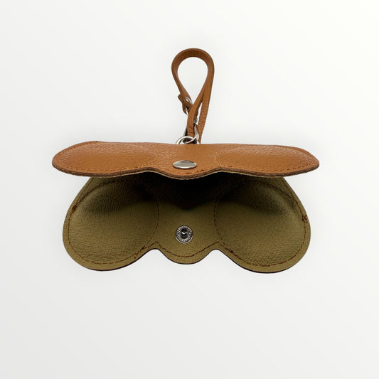 Porta occhiali in pelle