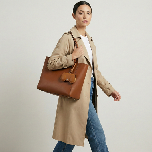 Porta occhiali in pelle