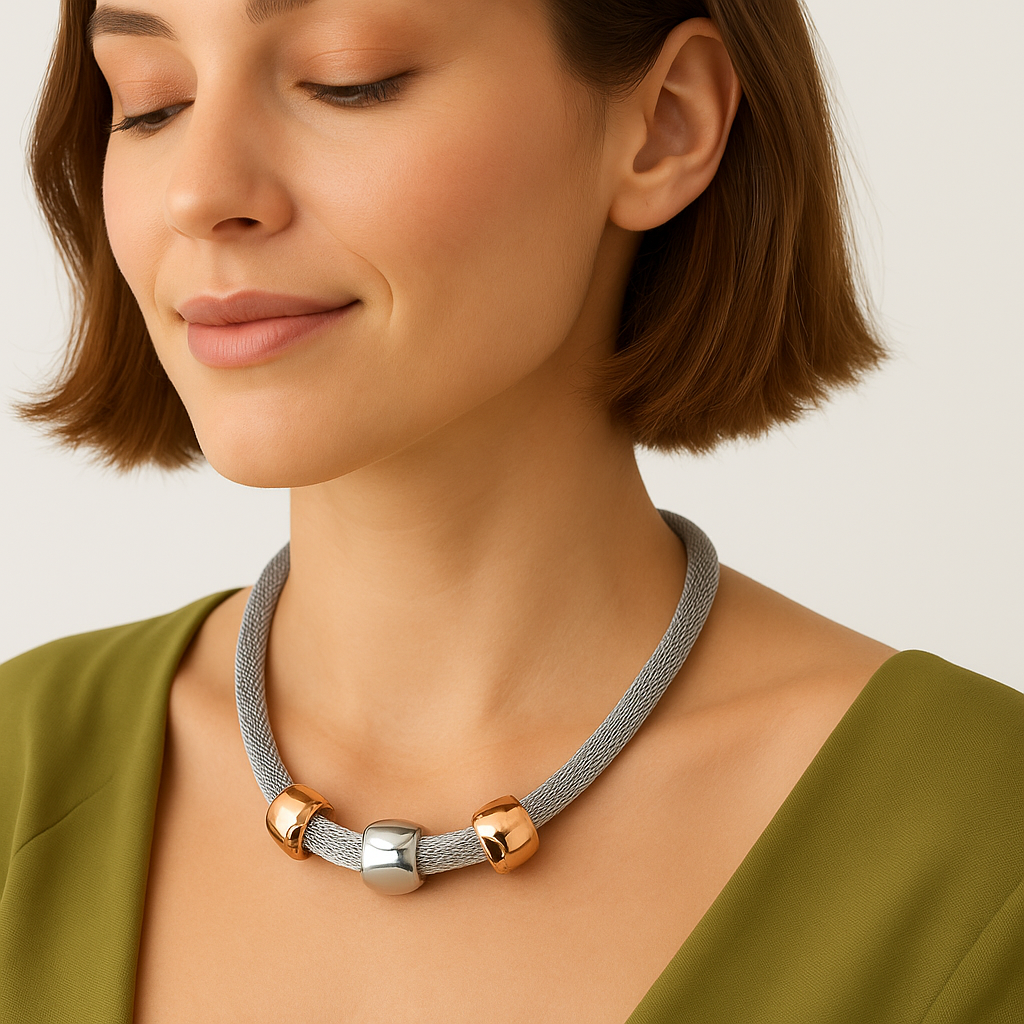 Collana Geo Chic Mesh