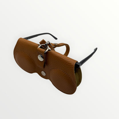 Porta occhiali in pelle