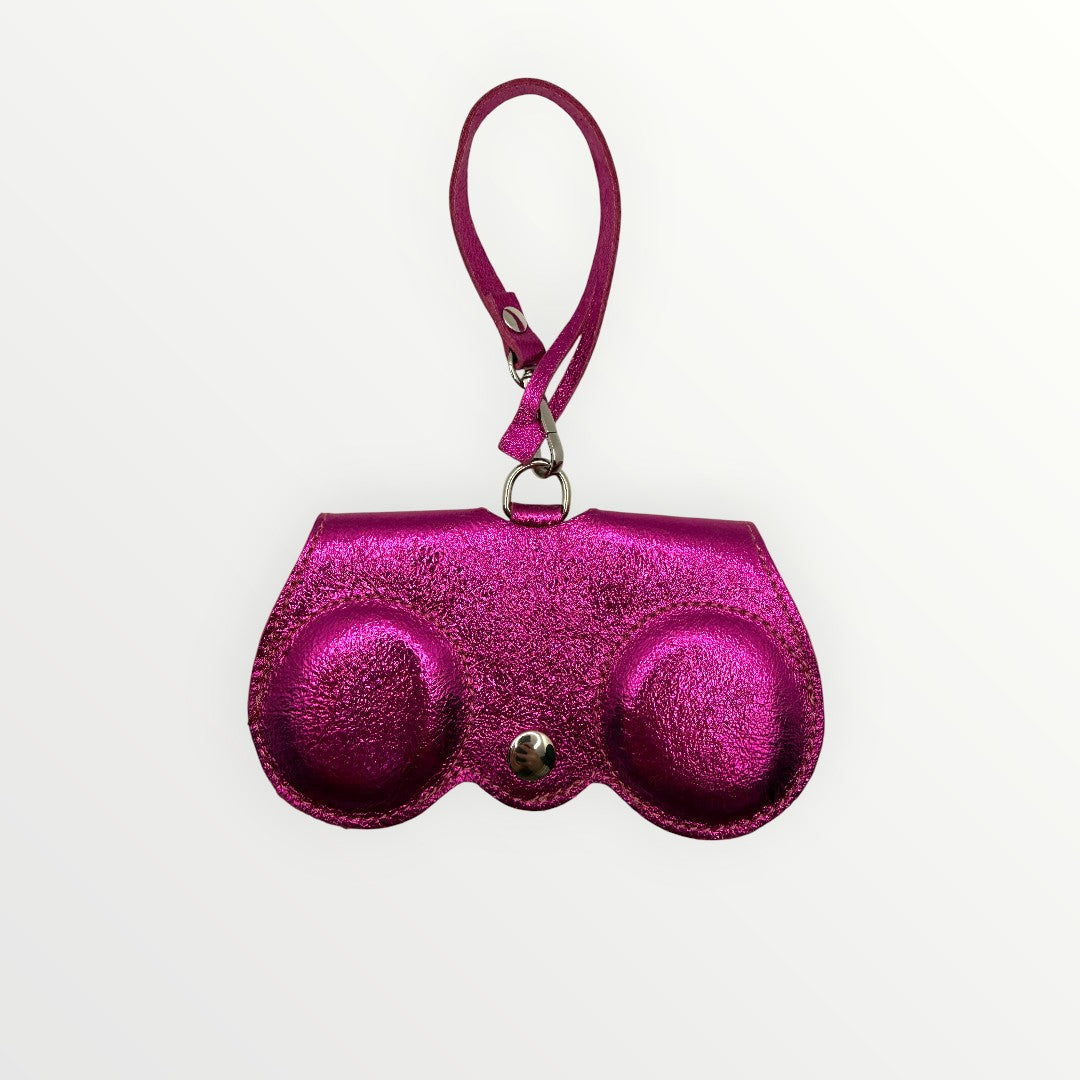 Porta occhiali in pelle