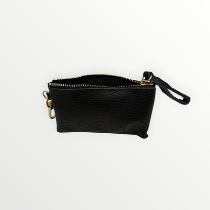 Portachiavi mini pochette in pelle