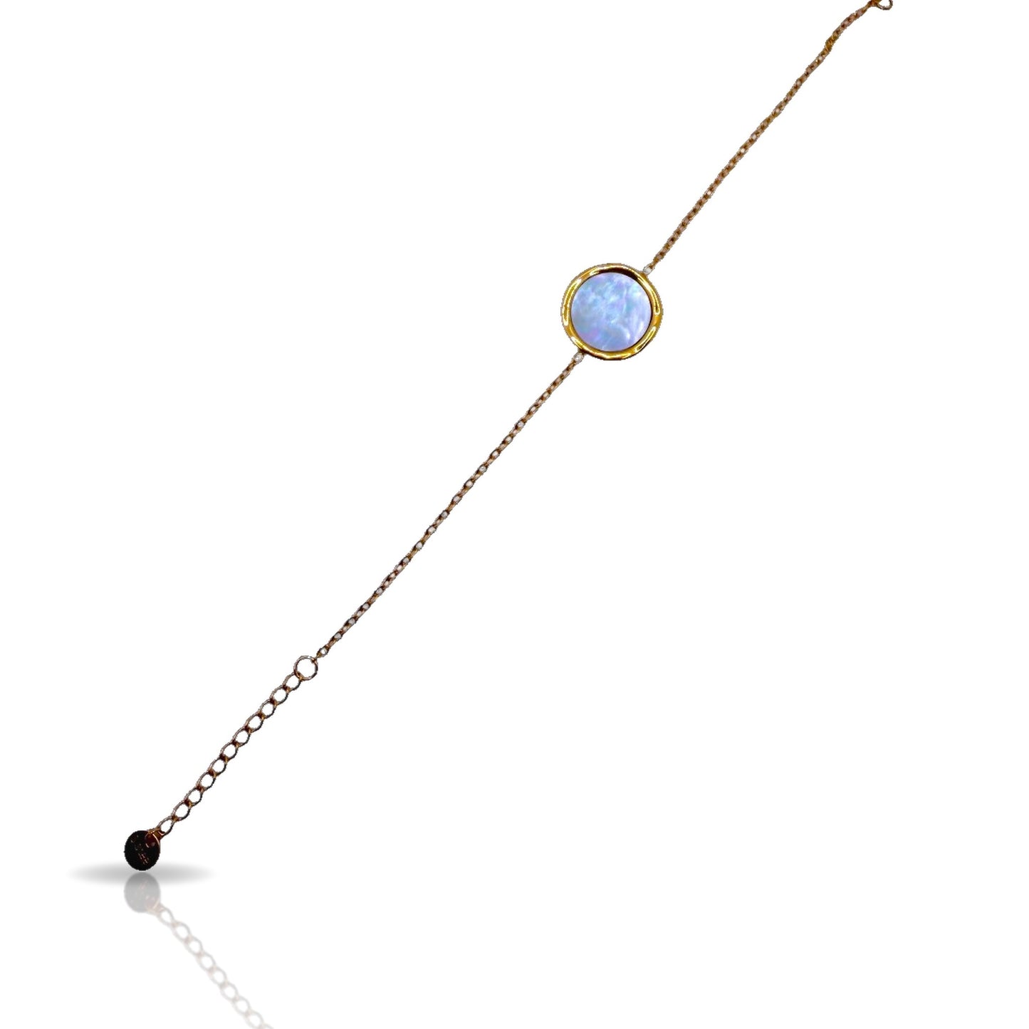 Bracciale sottile ed elegante con chiusura a moschettone regolabile