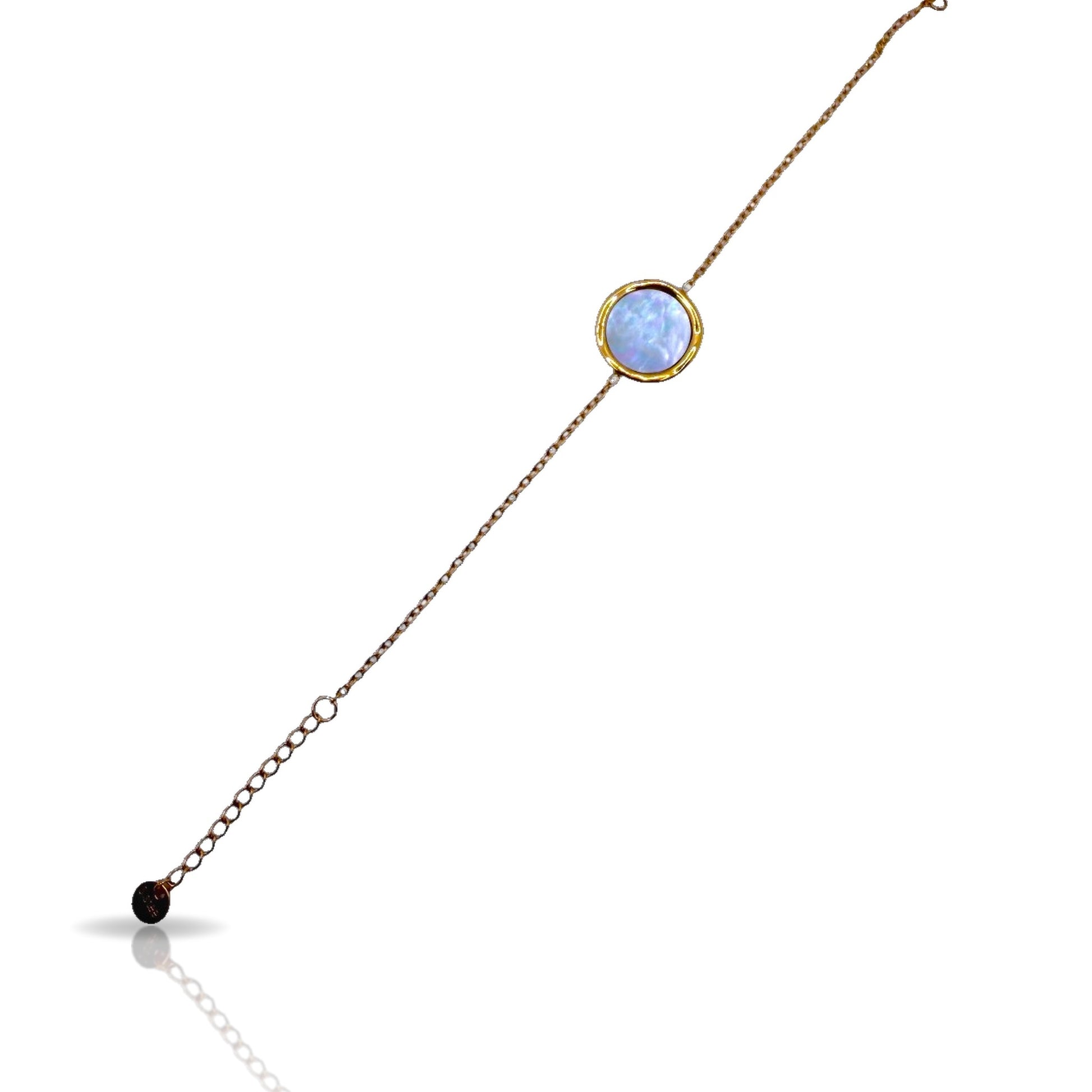 Bracciale sottile ed elegante con chiusura a moschettone regolabile