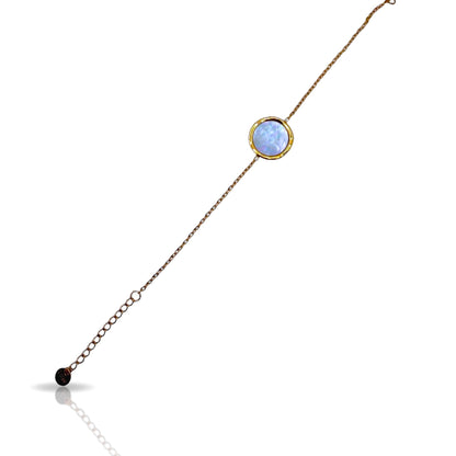 Bracciale sottile ed elegante con chiusura a moschettone regolabile