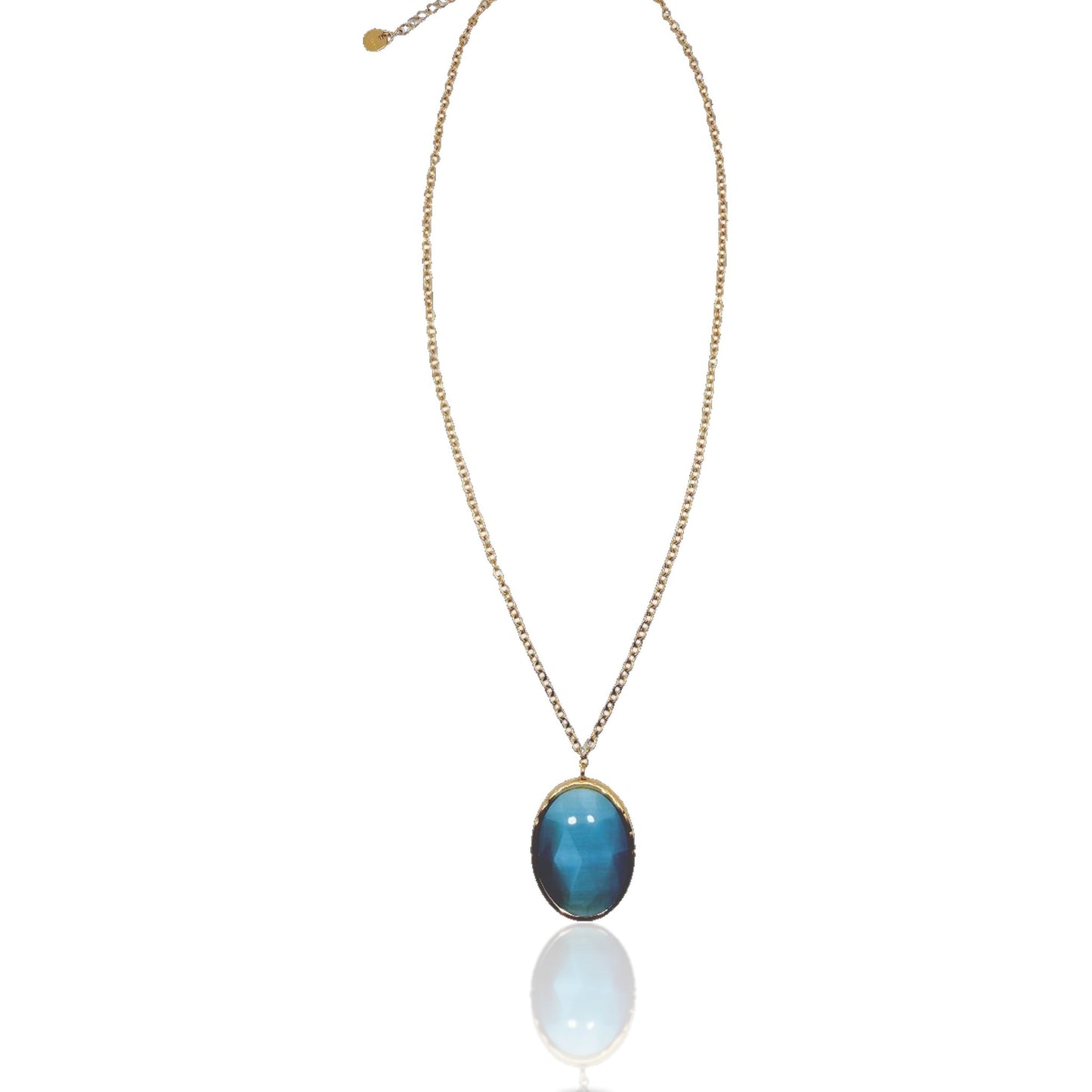 Retro collana Galatea con catenella di regolazione e logo