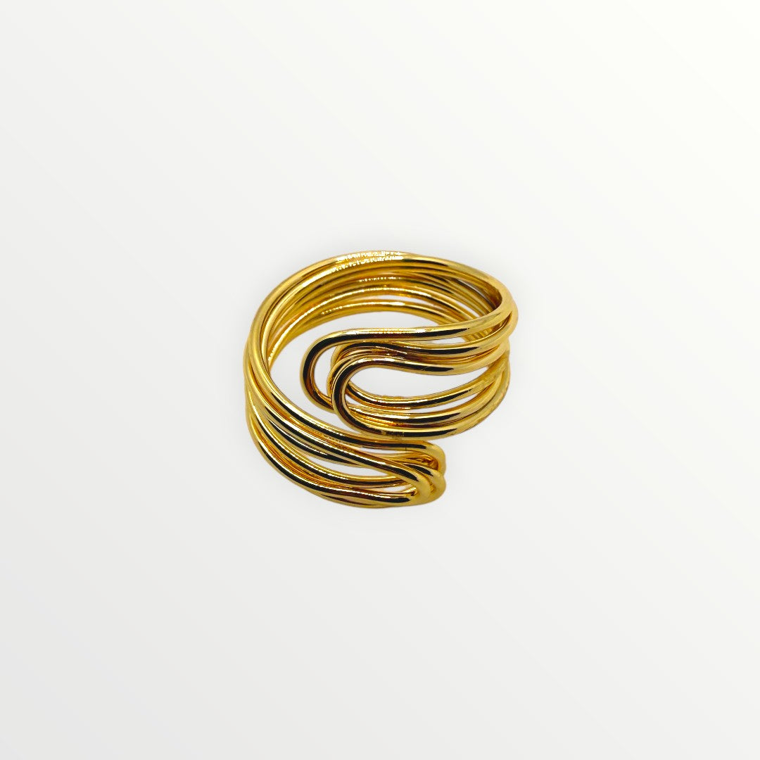 Anello Golden Wave