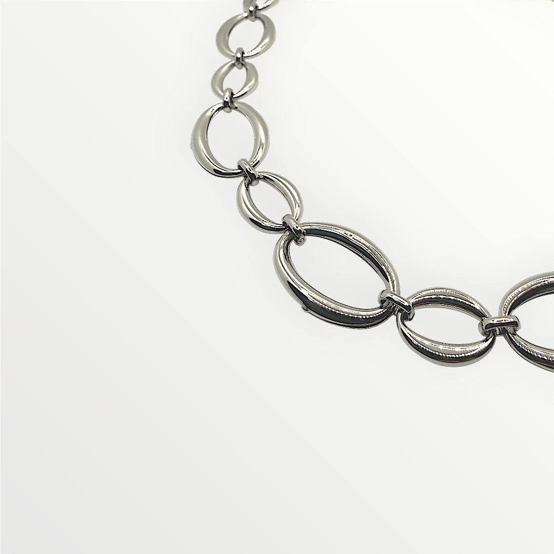 Collana Oval Gold Links