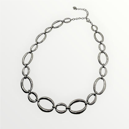 Collana Oval Gold Links