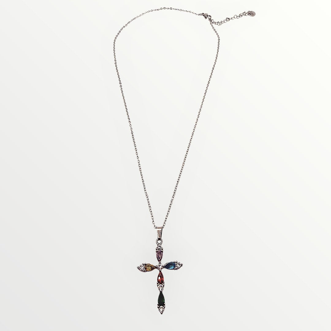 Collana Rainbow Cross