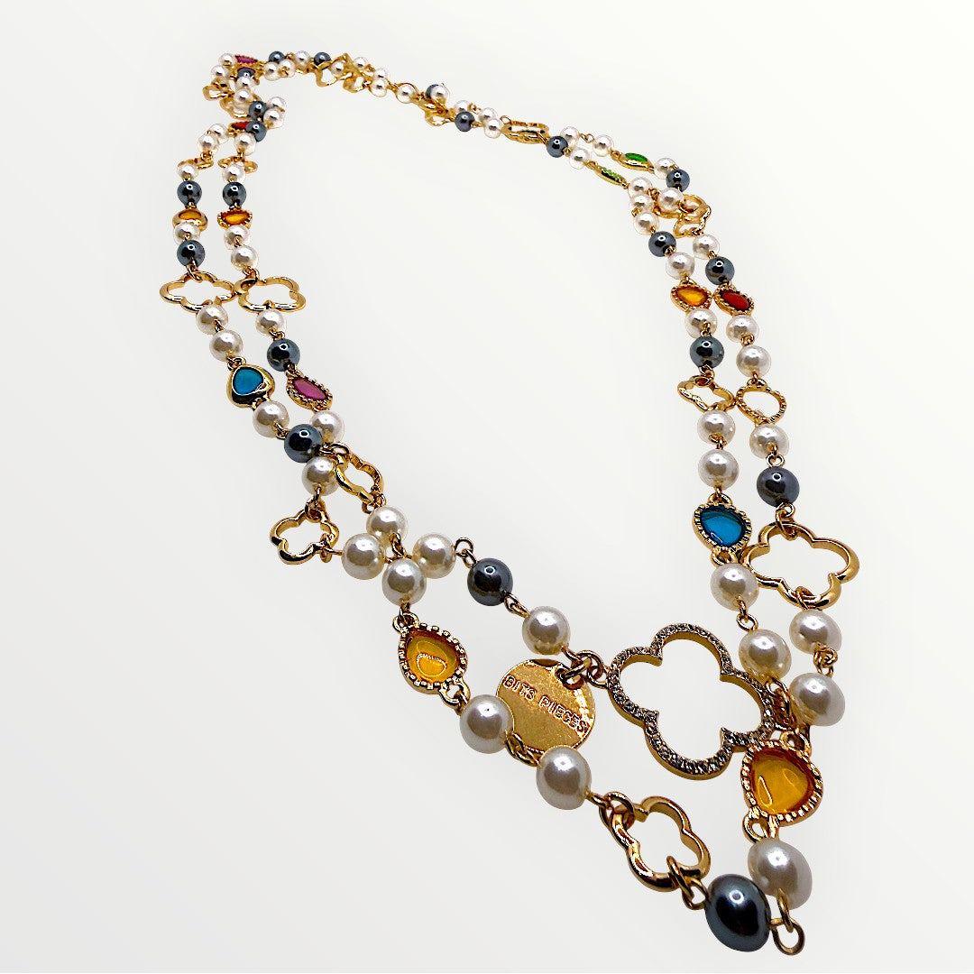 Collana Lucky Pearls Rainbow