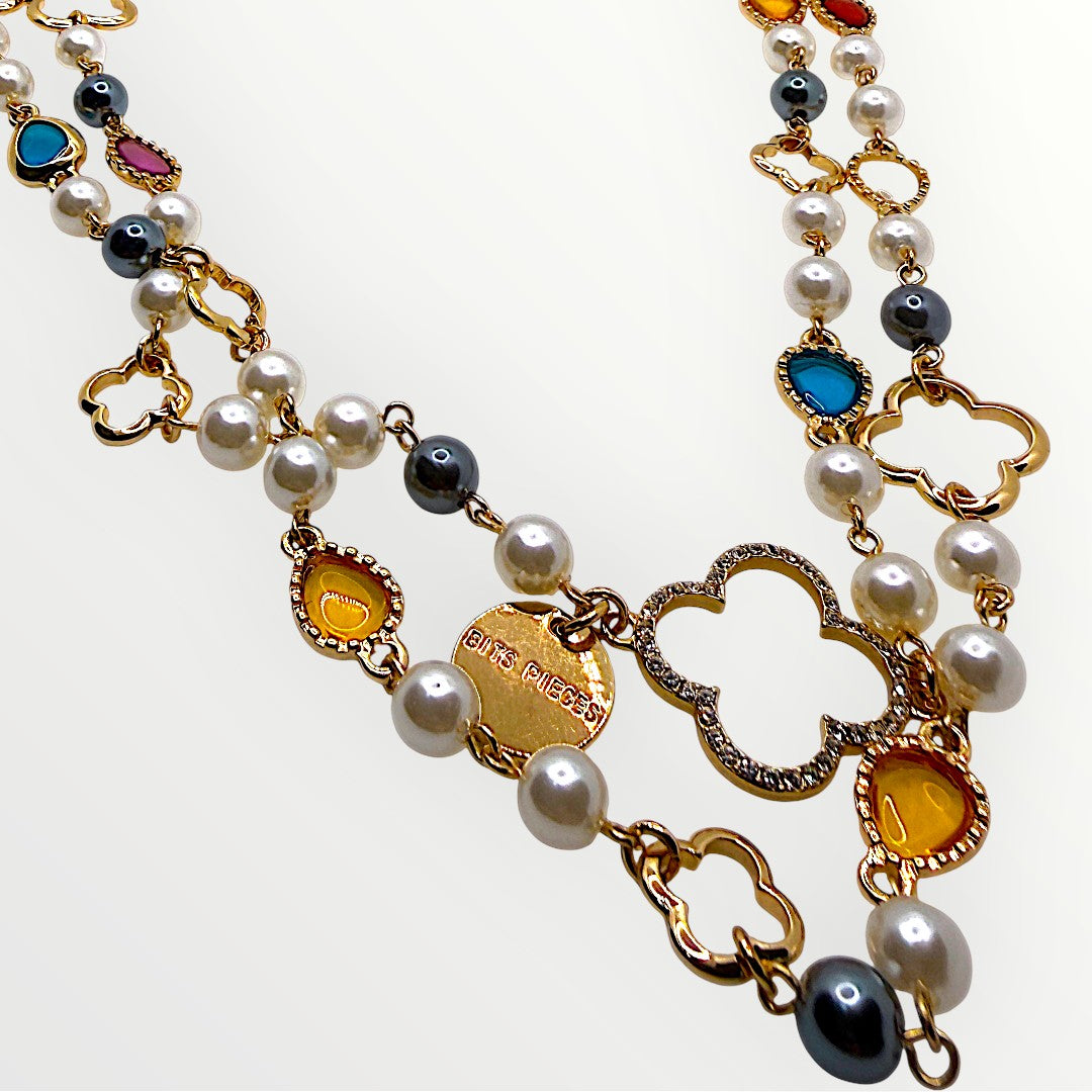 Collana Lucky Pearls Rainbow